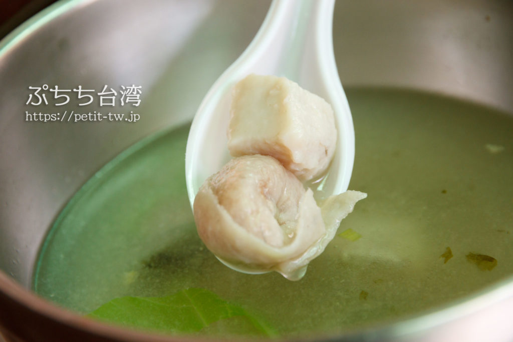 卓家汕頭魚麺のつみれ