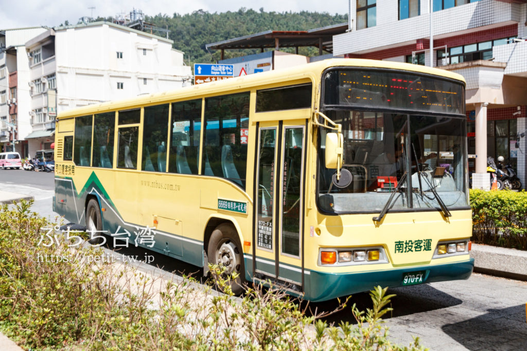 南投客運の日月潭周遊バス（遊湖巴士、6669番線）