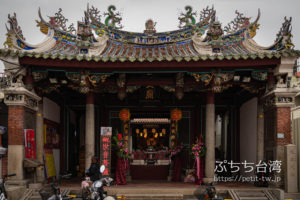 台南の祀典武廟の外観