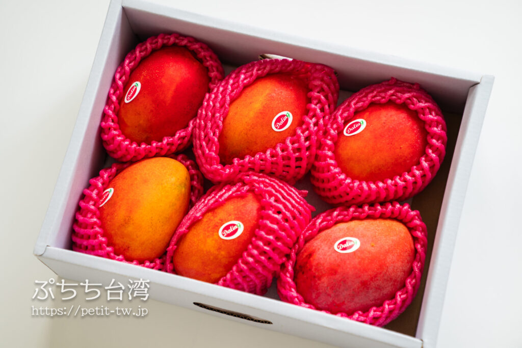KKdayの台湾アップルマンゴー通販 約2.5kg 2L大玉：5～7個（一箱あたり）　　